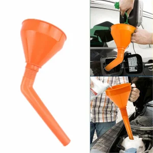 Car Fuel Oil Water Gas Petrol Heavy Duty Pressure Funnel Flexible Spout-Filter